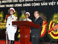 [ẢNH] Lễ truy điệu nguyên Chủ tịch nước, Đại tướng Lê Đức Anh tại Nhà tang lễ Quốc gia