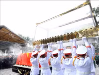 [ẢNH] Lễ truy điệu nguyên Chủ tịch nước, Đại tướng Lê Đức Anh tại Nhà tang lễ Quốc gia