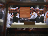 [ẢNH] Lễ truy điệu nguyên Chủ tịch nước, Đại tướng Lê Đức Anh tại Nhà tang lễ Quốc gia