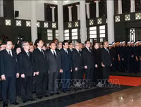 [ẢNH] Lễ truy điệu nguyên Chủ tịch nước, Đại tướng Lê Đức Anh tại Nhà tang lễ Quốc gia