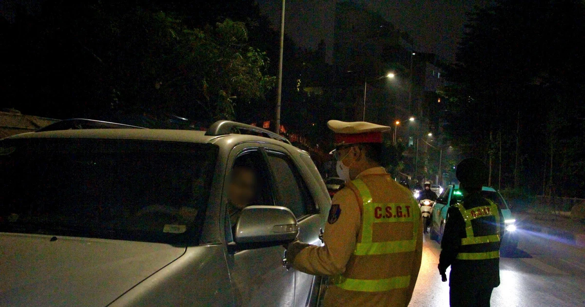 Kiểm tra trên 5.000 phương tiện, phát hiện 129 lái xe vi phạm nồng độ cồn