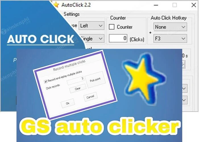 GS Auto Clicker - Ứng dụng click chuột tự động hiệu quả