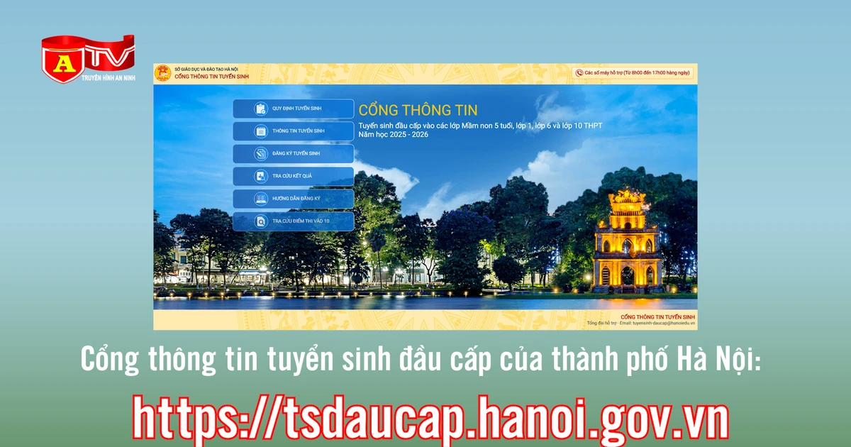 Các bước xác nhận nhập học vào lớp 10 công lập của Hà Nội | Báo Điện tử An ninh Thủ đô
