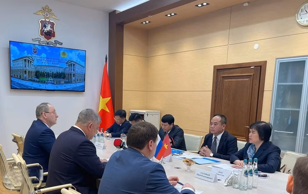 Xung lực mới trong hợp tác an ninh giữa Thủ đô hai nước Việt - Nga 