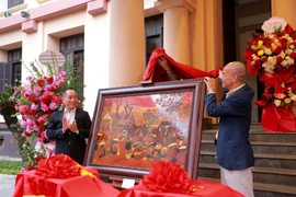 Những bức tranh chợ quê của cố họa sĩ Hoàng Sùng