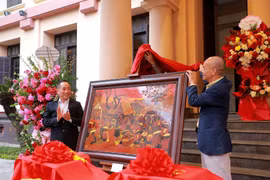 Những bức tranh chợ quê của cố họa sĩ Hoàng Sùng