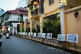 Ký họa xóm Hà Hồi - Góc nhỏ di sản đô thị