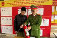 Sẵn sàng công tác đảm bảo PCCC tại các điểm bỏ phiếu bầu cử