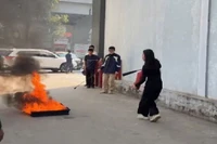 Thực tập phương án chữa cháy và cứu nạn, cứu hộ tại Công ty TNHH phát triển sản xuất hàng gia dụng và công nghiệp