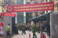 Tập huấn kỹ năng phòng ngừa cháy, nổ tại các điểm bỏ phiếu