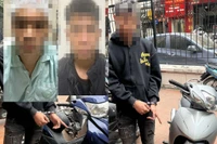 Bắt giữ ổ nhóm chuyên trộm cắp xe máy trên địa bàn Hà Nội
