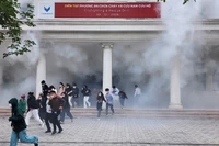 Trải nghiệm và thực tập phương án chữa cháy, cứu nạn tại Trường Đại học VinUni