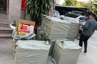 Công an phường Phú Thượng bắt đối tượng vận chuyển gần 3 tạ pháo nổ