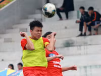 [ẢNH] Cởi nút thắt ghi bàn, ĐKVĐ Trương Định thắng tưng bừng 4-0