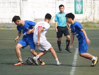 [ẢNH] THPT Tân Lập vào tứ kết sau trận đấu nghẹt thở trước THPT Hà Thành