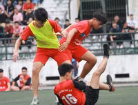 [ẢNH] Cởi nút thắt ghi bàn, ĐKVĐ Trương Định thắng tưng bừng 4-0