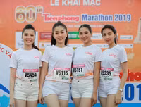 [ẢNH] Dàn Hoa hậu và người đẹp gây sốt ở giải Việt dã toàn quốc 2019