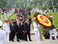 Những hình ảnh từ nghị trường Quốc hội trong ngày khai mạc kỳ họp thứ 5