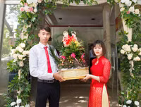 [ẢNH] Cặp đôi người Việt ở Đức làm lễ 