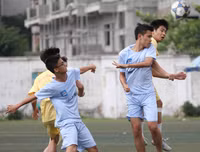 [ẢNH] Thủ môn bất đắc dĩ mang về chiến thắng cho THPT Xuân Mai