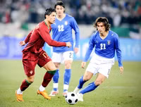[ẢNH] Ronaldo và Pirlo, từ đối thủ trở thành thầy trò