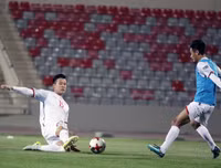 [ẢNH] Thầy trò Park Hang-seo rèn chiến thuật tấn công ĐT Jordan