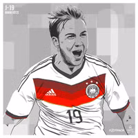 [ẢNH] Ngắm các huyền thoại World Cup đẹp sống động, mê hồn qua những bức vẽ