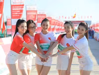 [ẢNH] Ngắm vẻ đẹp Hoa hậu Tiểu Vy với những bước chạy trên đảo Lý Sơn