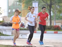 [ẢNH] Xuyên giá lạnh, luyện tập từ tờ mờ sáng để chinh phục Việt dã toàn quốc