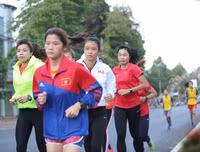 [ẢNH] Xuyên giá lạnh, luyện tập từ tờ mờ sáng để chinh phục Việt dã toàn quốc