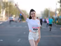 [ẢNH] Dàn Hoa hậu và người đẹp gây sốt ở giải Việt dã toàn quốc 2019