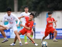[ẢNH] Những khoảnh khắc ấn tượng ngày thi đấu 22-10 giải bóng đá học sinh THPT Hà Nội