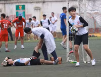 [ẢNH] THPT Xuân Mai thắng ngược THPT Thượng Cát đầy cảm xúc