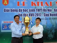 [Ảnh] Sôi nổi ngày khai màn sân chơi bóng đá học sinh THPT lớn nhất Hà Nội