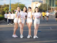 [ẢNH] Dàn Hoa hậu và người đẹp gây sốt ở giải Việt dã toàn quốc 2019