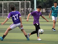 [ẢNH] Đội nắng luyện tập, chờ ngày tranh tài giải bóng đá học sinh Hà Nội 2018