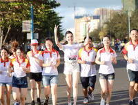 [ẢNH] Dàn Hoa hậu và người đẹp gây sốt ở giải Việt dã toàn quốc 2019