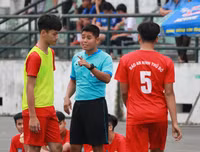 [ẢNH] Cởi nút thắt ghi bàn, ĐKVĐ Trương Định thắng tưng bừng 4-0