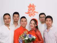 [ẢNH] Cặp đôi người Việt ở Đức làm lễ 
