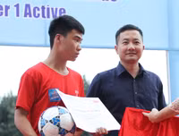 [ẢNH] Toàn cảnh lễ trao giải trận chung kết giải bóng đá học sinh THPT Hà Nội 2018