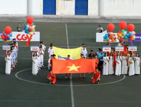 [ẢNH] Toàn cảnh lễ trao giải trận chung kết giải bóng đá học sinh THPT Hà Nội 2018