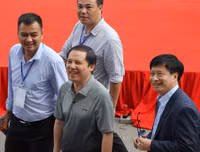 [ẢNH] Toàn cảnh lễ trao giải trận chung kết giải bóng đá học sinh THPT Hà Nội 2018