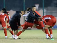[ẢNH] Thầy Park tăng cường độ tập cho đội tuyển Việt Nam vào guồng