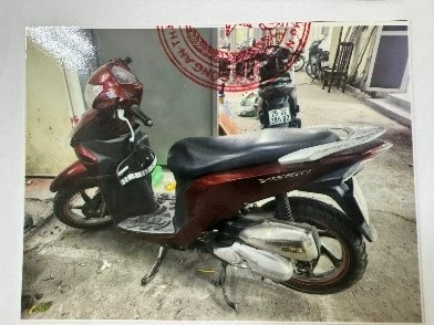 Thông báo tìm chủ sở hữu xe máy