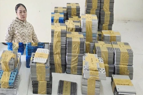 Nữ nhân viên bảo vệ trộm cắp hơn 200 kg linh kiện của nhà máy