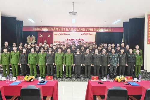 Nâng cao kỹ, chiến thuật của Cảnh sát cơ động, đảm bảo an ninh trật tự trong tình mới