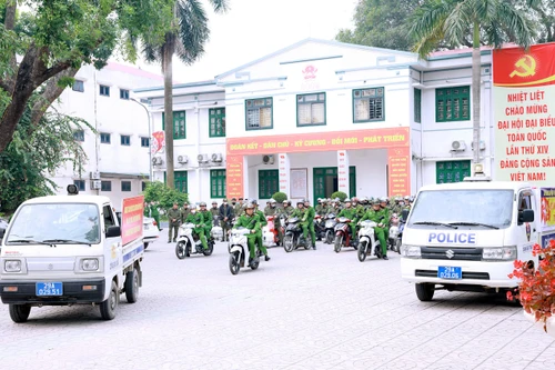 Triển khai các phương án đảm bảo an ninh trật tự Đại hội Đảng toàn quốc lần thứ XIV và Tết Nguyên đán Bính Ngọ