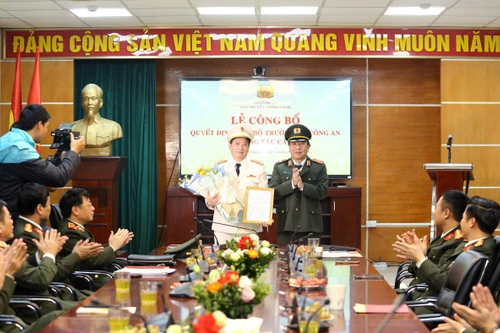 Thượng tá Nguyễn Thanh Bình được bổ nhiệm giữ chức vụ Phó Cục trưởng Cục Truyền thông Công an nhân dân