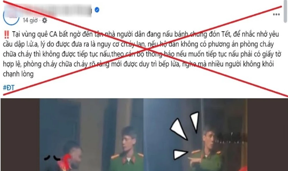 Lộ diện “tác giả” thông tin “nấu bánh chưng phải có giấy tờ phòng cháy chữa cháy”