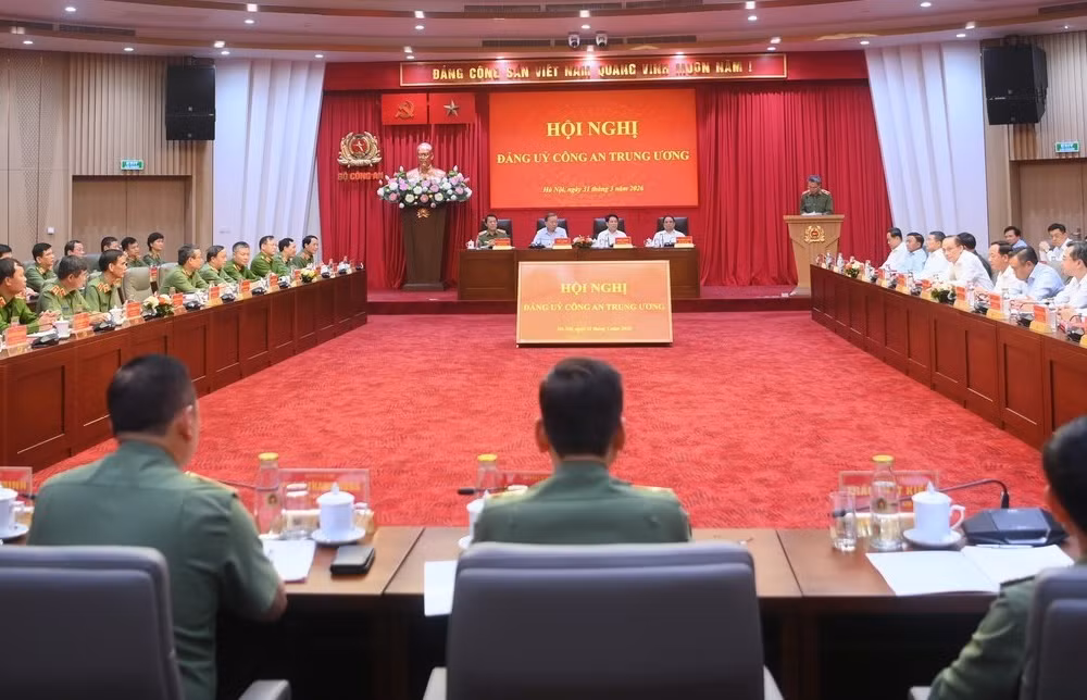 Khai mạc Hội nghị Đảng ủy Công an Trung ương Quý I năm 2026